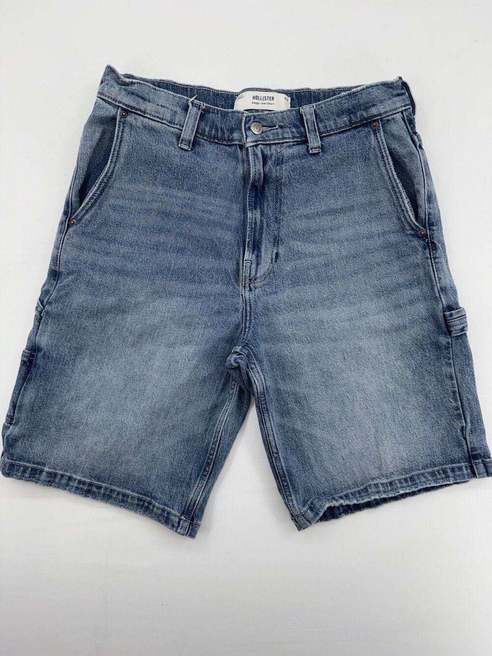 Hollister Men Zipper fly Baggy denim jeans shorts size 32